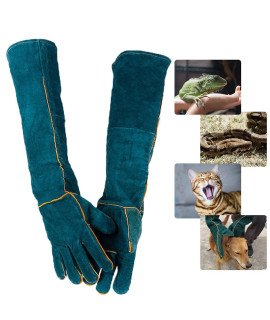 PeSandy Animal Handling gloves Bite Proof, 60cM Durable Bite Resistant gloves for Bathing,grooming,Welding, Handling DogcatBirdSnakeParrotLizardReptile- ScratchBite Resistant Protection gloves