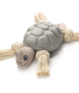 Sedioso Dog Toy Large Breed, Dog Rubber Turtle Toy, Dog Treat Dispensing Toy, Dog Squeaky Toy, Aggressive Dog Chew Toy for Middle, Large Dogs (Multifunctional Series, Grey)