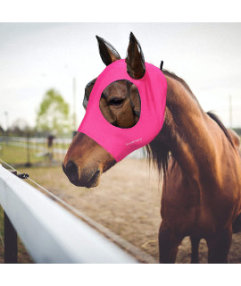 Sampson Horse Fly Mask,Fly Masks for Horses with Ears, Comfortable&Elasticity Lycra Fly Mask