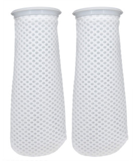 Filter Socks 4 inch, 3D Honeycomb Design Filter Sock. 4 inch Ring by 11.8 inch Long, Aquarium Filter Sock for Freshwater/Saltwater Aquariums, Ponds, Use in Sumps/Overflows(2-Pack)