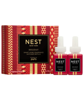NEST New York Holiday Smart Home Fragrance Diffuser Refill, Set of 2