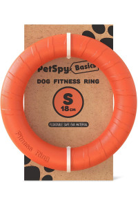 PetSpy Dog Training Ring for Outdoor Fitness Floatable Pulling Toy and Flying Disc Interactive Play Tool for Small Medium Large Dogs