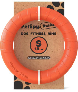 PetSpy Dog Training Ring for Outdoor Fitness Floatable Pulling Toy and Flying Disc Interactive Play Tool for Small Medium Large Dogs