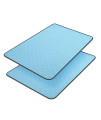 Washable Pee Pads for Dogs, Pee Pads Waterproof Potty Training Pad for Dogs, 89.5 x 59.2cm/34.5x23, Rusableable Pee Pads Non-Slip Pee Pad Suitable for Puppies and Cats,Blue 2 Pack