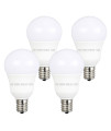 ganiude E17 Intermediate Base LED Bulbs, 6W (60-Watt Equivalent) g14 globe Light Bulbs, 3000K Soft White, 600LM, Non-Dimmable ceiling Fan Light Bulbs, 4-Pack