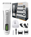 Mighty Paw Dog Grooming Kit - Quiet Cordless Dog Grooming Hair Trimmer - Paw Grooming - Heavy Duty Cordless Pet Groomer - Rechargeable 3 Speeds - Suitable for All Coats - Trusted by Pet Groomers