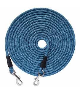 YUCFOREN Check Cord/Tie Out Long Rope Leash for Dog Training 15FT 20FT 26FT 40FT Obedience Recall Training Agility Lead for Large Medium Small Dogs, Great for Training, Camping, Playing, Backyard