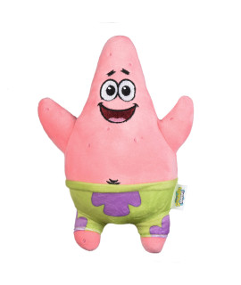 SpongeBob SquarePants for Pets Patrick Figure Plush Dog Toy 12 Inch Large Dog Toy for Spongebob Fans Pink Squeaky Dog Toy for All Dogs Made from Soft Plush Fabric