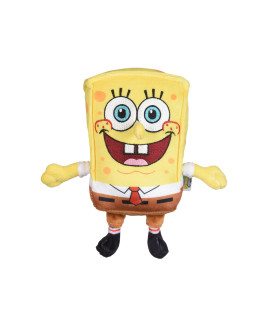 SpongeBob SquarePants for Pets Figure Plush Dog Toy 6 Inch Small Dog Toy for Spongebob Fans Yellow Squeaky Dog Toy for All Dogs Made from Soft Plush Fabric