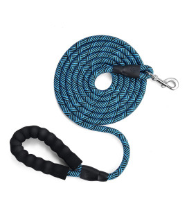10 FT Heavy Duty Dog Leash with Comfortable Padded Handle Reflective Dog Leashes for Dog Leash for Medium and Large Dogs Walking Training Hiking (Blue)