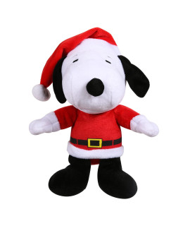 Peanuts for Pets 9 Holiday Snoopy Santa Plush Dog Toy with Squeaker Red and White Snoopy Plush Dog Toy Medium Squeaky Dog Toys- Cute and Soft Stuffed Dog Toys Officially Licensed
