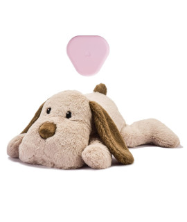 Moropaky Puppy Heartbeat Toy for Anxiety Relief Dog Behavioral aid Toy for Puppies Sleep Aid Separation Anxiety Soother Cuddle, Brown