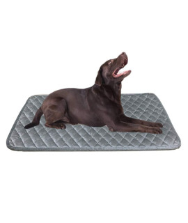 Voluka Dog Bed Mat Soft Crate Mat Anti-Slip Kennel Pad Machine Washable Pet Crate Mat for Dog Sleeping (26Wx40L)