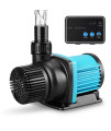 JEREPET 3170 GPH Aquarium 24V DC Water Pump with Controller, Submersible Return Pump for Fish Tank,Aquariums,Fountains,Sump,Hydroponic,Freshwater and Marine Water Use (3170GPH,86W,20.3FT)