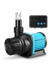 JEREPET 3170 GPH Aquarium 24V DC Water Pump with Controller, Submersible Return Pump for Fish Tank,Aquariums,Fountains,Sump,Hydroponic,Freshwater and Marine Water Use (3170GPH,86W,20.3FT)