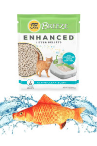 Kitti Variety Pack Bundle Including a 7.5 Triple Strength Catnip Toy and Tidy Cats Breeze Enhanced Pellets 7lb Bag.