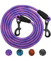 MayPaw 8FT/10FT Dog Tie Out/Check Cord, Heavy Duty Nylon Rope Training Leash, 3/8-Inch Thick Dog Tether for Strong Small Medium Large Dogs Indoor or Outdoor Walking, Camping, Hiking, Playing