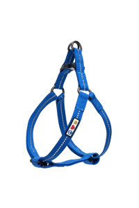Pawtitas Recycled Dog Harness with Reflective Stitched a Puppy Harness Made from Plastic Bottles Collected from Oceans Large Blue Ocean