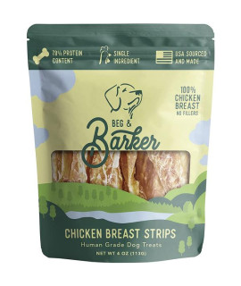 Beg and Barker Dog Strips Chicken Breast 4Oz
