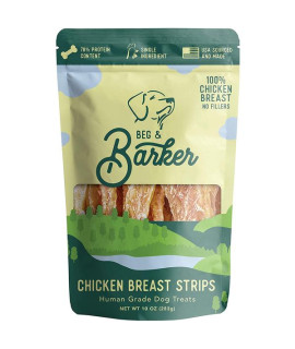Beg and Barker Dog Strips Chicken Breast 10Oz