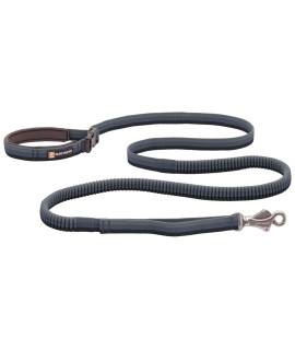 Ruffwear, Roamer Bungee Dog Leash for Running, Biking or Hiking, Can be Used Hand-Held or Hands-Free, Granite Gray, 7.3'-11'
