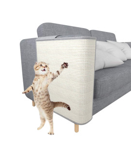 Cat Scratcher Couch- Natural Sisal Furniture Protection from Cats - Corner cat Scratcher for Couch,Chair,Sofa - Easy Installation