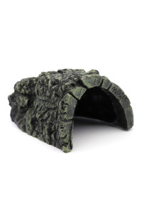 Svauoumu Hideaway Reptiles Shelter for Tortoise, cave Resin, Reptile, Used for Rock Decoration Fish Tank Dragon chameleon Small Turtle Small Lizard