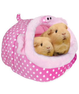 LEFTSTARER Guinea Pig Bed Toy Cage House Accessories Nest Hedgehog Hamster Supplies Sugar Glider Ferret Rat Bed Toy Small pet Animals(3-XL)