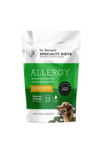 Dr Harveys Specialty Diet Allergy Turkey Recipe, Human grade Dog Food for Dogs with Sensitivities and Allergies, Trial Size (55 Ounces)