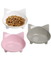 Cat Bowls Cat Food Bowl Non Slip Pet Bowl Shallow Cat Water Bowl to Stress Relief of Whisker Fatigue,Dog Bowl Dish Cat Feeding Wide Bowls for Puppy Cats Small Animals(Safe Food-Grade Material)