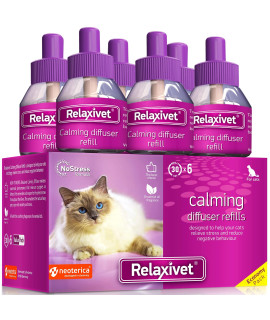 Calming Cat Diffuser Refill & Anti Anxiety Pet Products - Feline Calm Pheromones & Cats Comfort - Stress Relief Help with Pee, New Zone, Aggression, Fighting with Dogs & Behavior Control