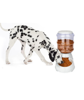 Blessed family Large Pet Food Feeder, Dog Cat Gravity Automatic 3 Gallon Feeder -Large Capacity, Thickened Durable