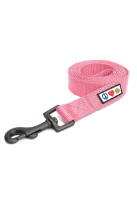 Pawtitas 6 FT Solid Color Leash for Puppy and Dog Leash Dog Training Leash 6 ft or 1.8 m Dog Leash Extra Extra Small Dog Leash can be Used for as a Cat Leash Millennial Pink Dog Leash