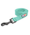 Pawtitas 6 FT Solid Color Leash for Puppy and Dog Leash Dog Training Leash 6 ft or 1.8 m Dog Leash Extra Extra Small Dog Leash can be Used for as a Cat Leash Teal Dog Leash