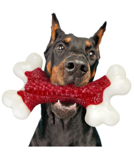 Kseroo Tough Dog Toys, Toys for Aggressive Chewers Large Breed, Chew Dogs, Bone Toy Nylon Durable Dogs Extreme Indestructible