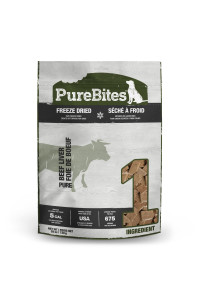 PureBites Freeze Dried Beef Liver Dog Treats 26oz 1 Ingredient Made in USA (Packaging May Vary)