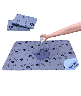 MIIMER Washable Pee Pads for Dogs 36x31 2 Pack Reusable Pet Pee Pad, Waterproof Dog Floor Mats, Non Slip Puppy Training Pad, Whelping Pads for Guinea Pigs, Bunnies, Cats