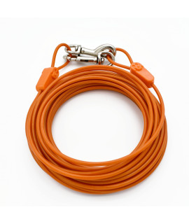 IntelliLeash Tie-Out Cables for Dogs. Lengths up to 100 Feet for Any Breed of Dogs up to 250 Pounds (90 lb / 40 ft)
