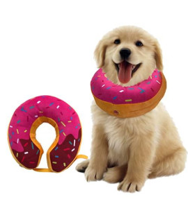 Dog Neck Donut Collar - Inflatable Dog Donut Collar for After Surgery - Elizabethan Collar for Dogs, Dog Inflatable Recovery Collar, Dog Doughnut Collar (Medium Size)