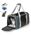 CATISM Pet Carrier Bag Cat Dog Carrier Handbags Foldable Reflective Cat Carriers Top Opening Removable Mat,Transport Bag for Dogs and Cats,Pet Travel Carrier Bag Handbag with Shoulder Strap