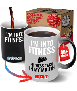 16oz color-changing coffee Mug - Funny Taco gifts for Taco Lovers - Fun christmas gifts and Stocking Stuffers for Men and Women - great 2022 gift Exchange Ideas to Make Your Friends Truly LOL :)