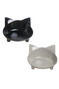 Cat Bowl Cat Food Bowls Non Slip Pet Bowl Shallow Cat Water Bowl to Stress Relief of Whisker Fatigue,Dog Bowl Cat Dish Cat Feeding Wide Bowls for Puppy Cats Small Animals(Safe Food-Grade Material)