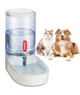 Automatic Pet Feeder Small&Medium Pets Automatic Food Feeder and Waterer Set 3.8L, Travel Supply Feeder and Water Dispenser for Dogs Cats Pets Animals (Gray Water Dispenser)