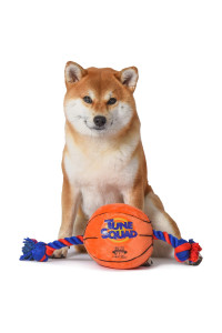 Looney Tunes Space Jam 2: Basketball Rope Pull Dog Toy Fun and Cute Dog Toy Officially Licensed by Warner Bros Space Jam Large Dogg Chew Toy, 12 in