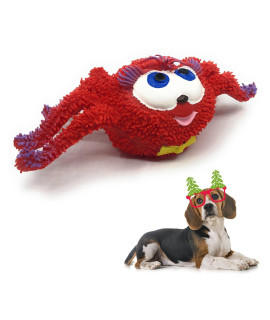 Sensory Spider - Squeaky Dog Toys - Medium Breeds - Natural Rubber/Latex - Comply with Same Safety Standards as Baby Toys