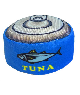 Huxley & Kent Cat Toy Can O Tuna Snack Attack Strong Catnip Filled Cat Toy Soft Plush Kitty Toy with Catnip and Crinkle Kittybelles