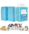 Rabbit Pee Pads, Disposable Super Absorbent Diaper, Pet Toilet/Potty Training Pads for Guinea Pigs, Hedgehog, Hamsters, Chinchillas, Cats, and Other Small Animals (3345CM-100 Counts)