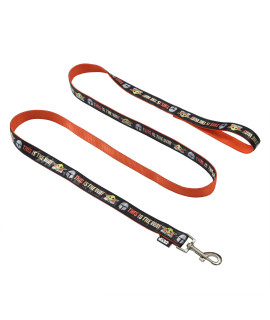 Star Wars for Pets The Mandalorian This is The Way 6 Foot Dog Leash Orange 6 Ft Dog Leash Easily Attaches to Any Dog Collar or Harness Mandalorian Nylon Dog Leash 6 Feet for All Dogs