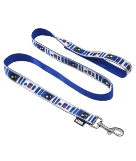 Star Wars for Pets R2D2 Droid 4 Foot Dog Leash 4 ft Dog Leash Easily Attaches to Any Dog Collar or Harness R2D2 Blue Nylon Dog Leash 48 inches for All Dogs,Multi,FF17249