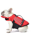 Petglad Dog Life Jacket, Wings Design Pet Life Vest, Reflective Dog Flotation Swim Vest with chin Float for Pool Beach Boating Surfing Swimming, for Puppy Small Medium Large Size Dogs (Red, S)